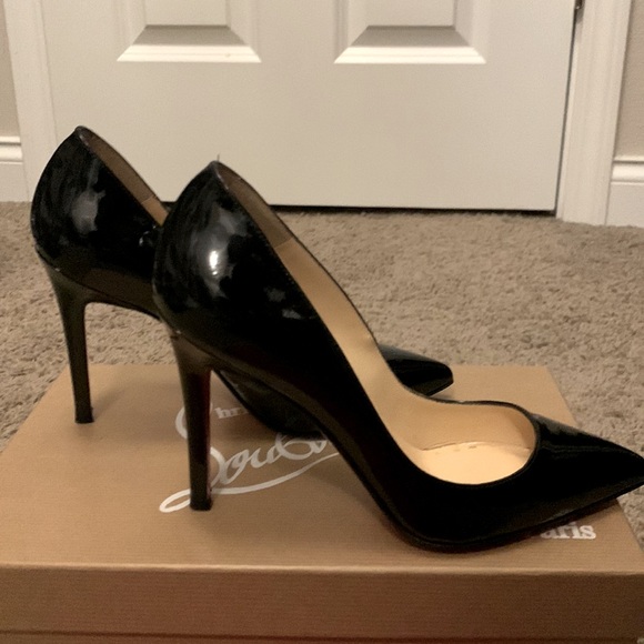 Christian Louboutin Pigalle 100 Patent Calf Pump